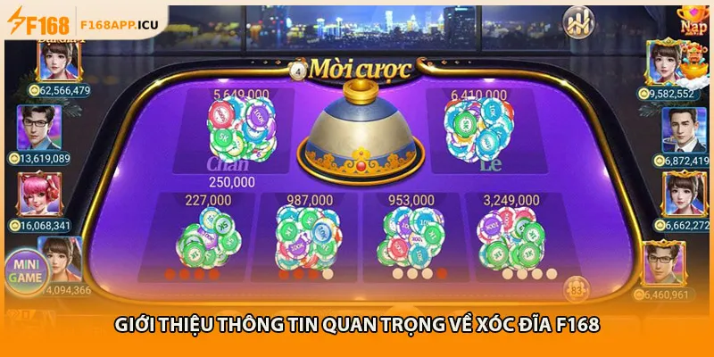 Giới thiệu thông tin quan trọng về xóc đĩa F168