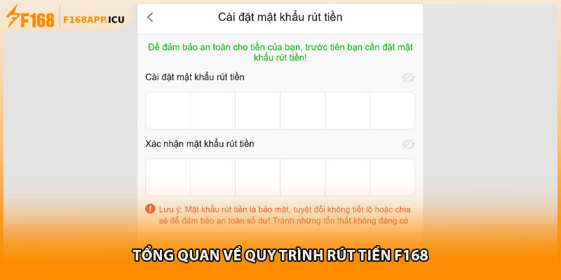 Rút Tiền F168 | Quy Trình Giao Dịch An Toàn Nhất 2026 1 Tổng quan về quy trình rút tiền F168